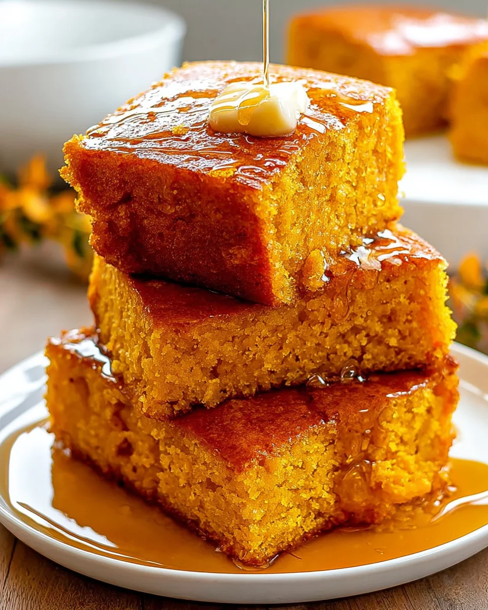 Honey Butter Sweet Potato Cornbread 26 Honey