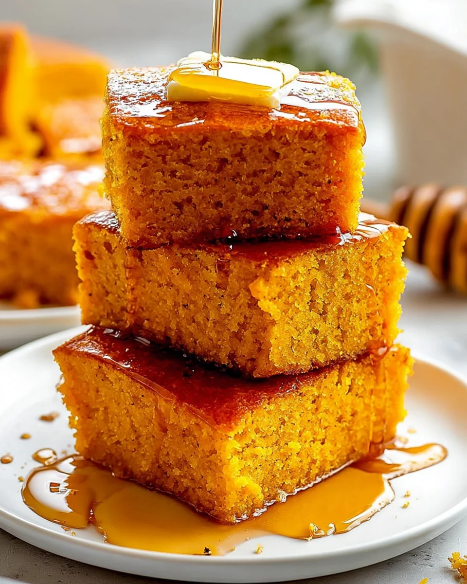 Honey Butter Sweet Potato Cornbread 27 Honey