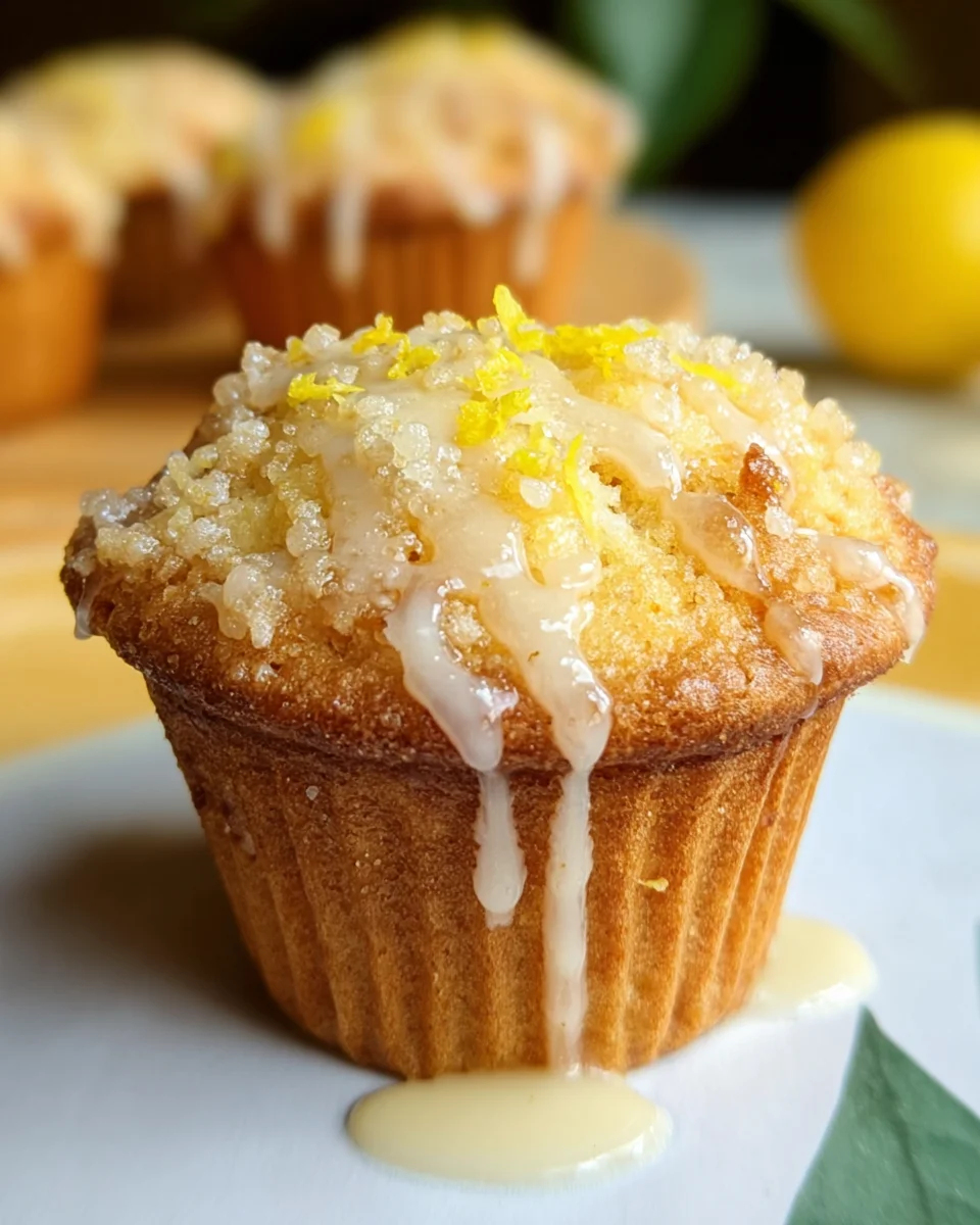 Moist Vegan Lemon Muffins