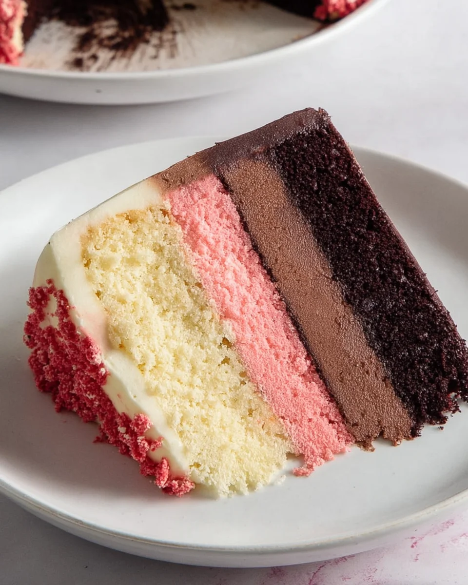 Neapolitan Layer Cake