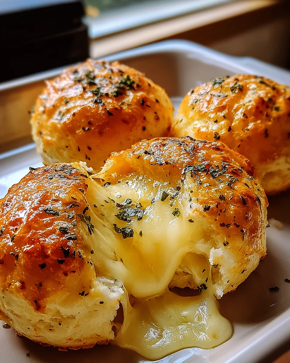 Pillsbury Biscuit Garlic Butter Cheese Bombs 17 Pillsbury