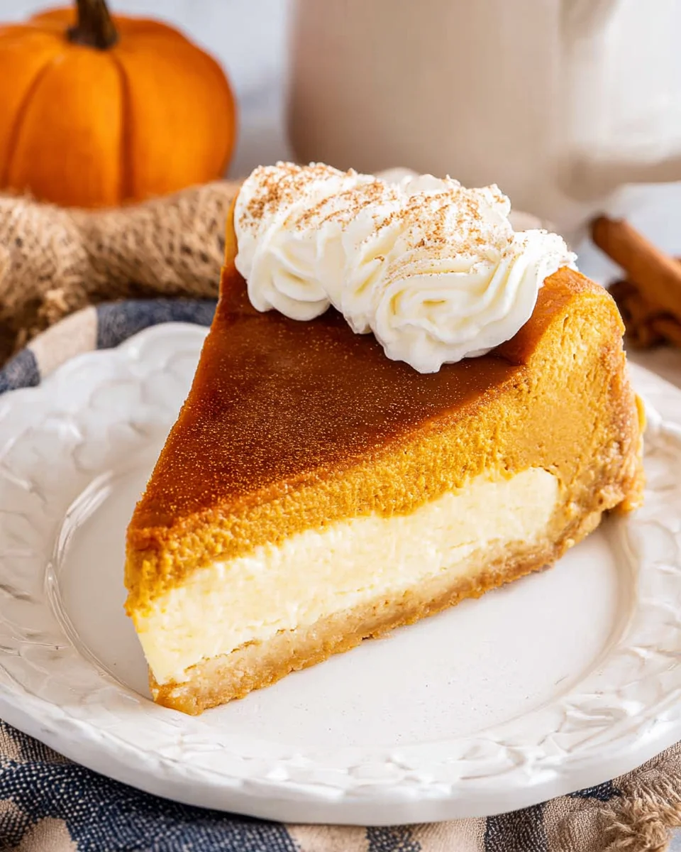 Pumpkin Pie Cheesecake
