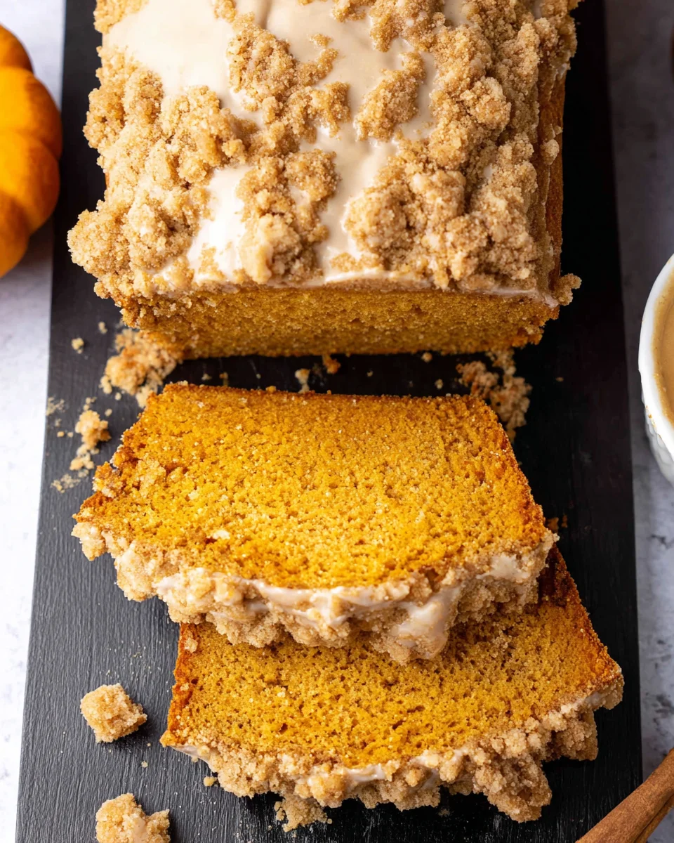 Pumpkin Streusel Bread