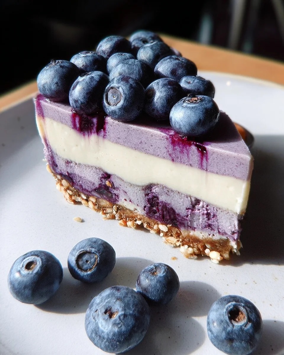 Raw Vegan Blueberry Cheesecake 20 Raw