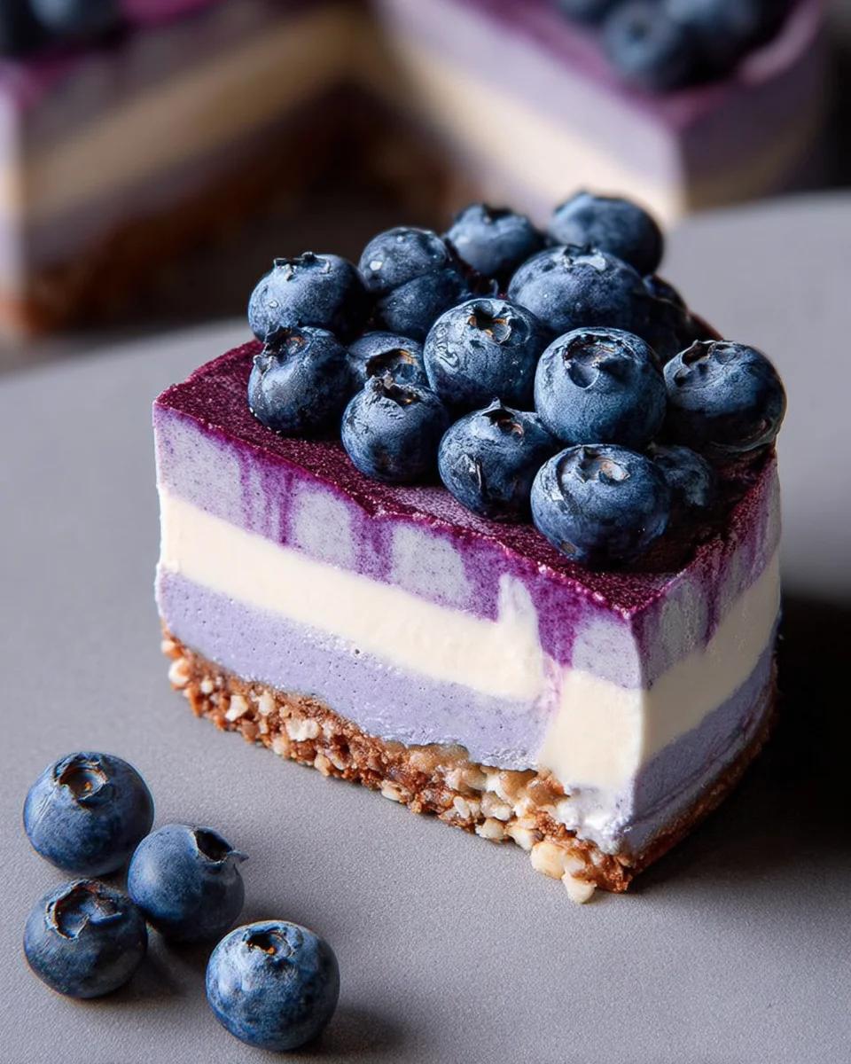 Raw Vegan Blueberry Cheesecake 21 Raw