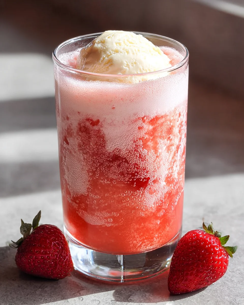 Sparkling Strawberry Float 14 Sparkling