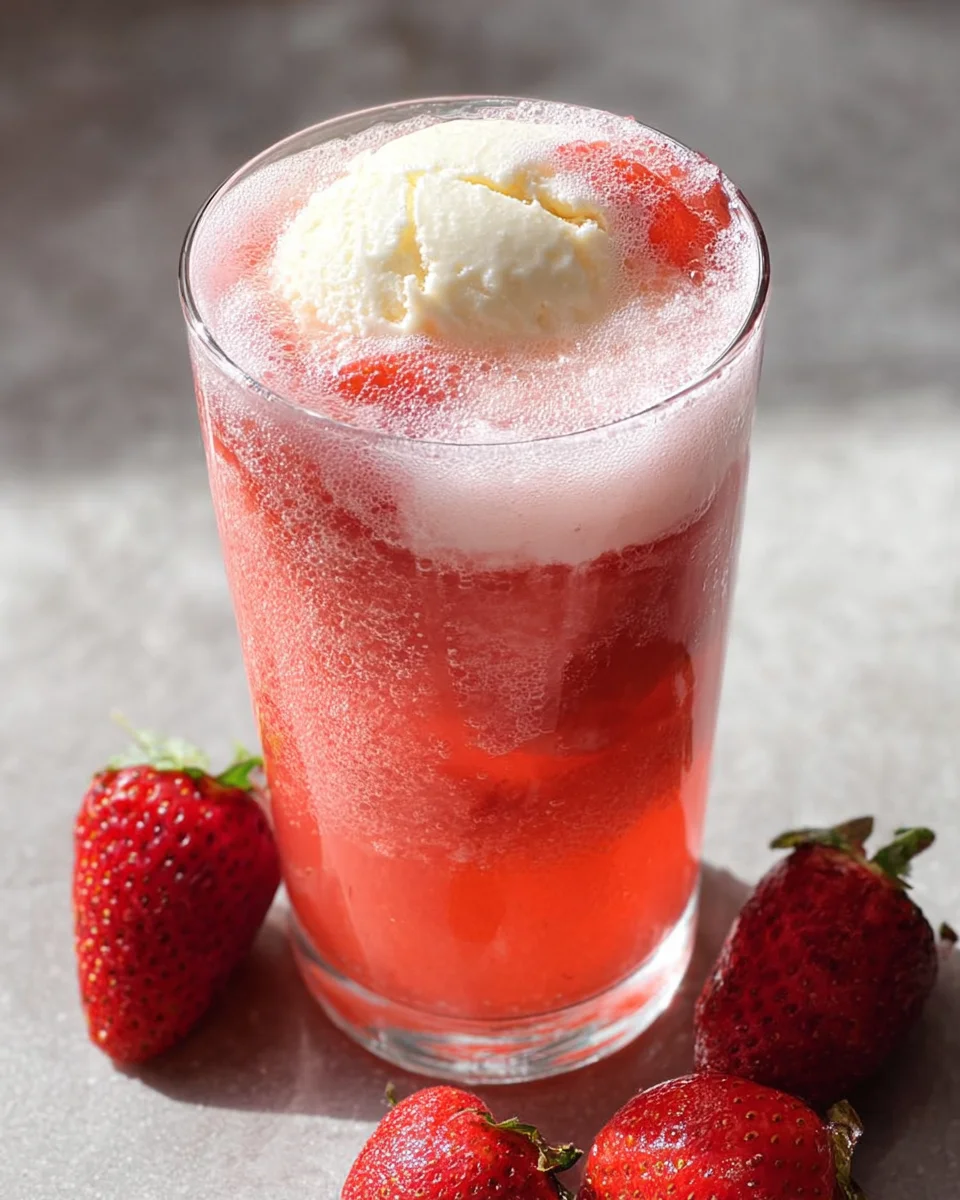 Sparkling Strawberry Float 15 Sparkling