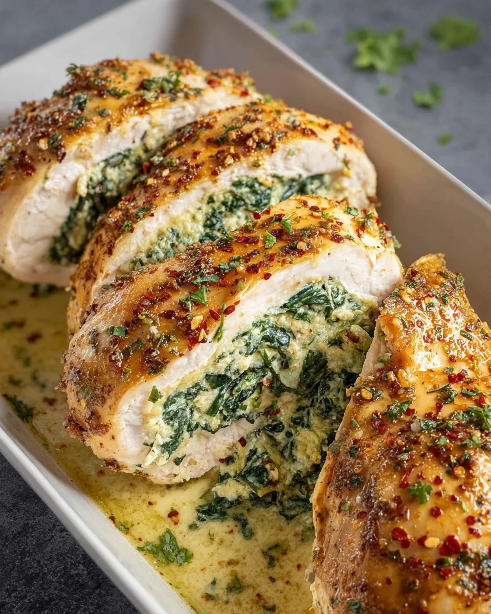Spinach Stuffed Chicken Fillets 17 Spinach