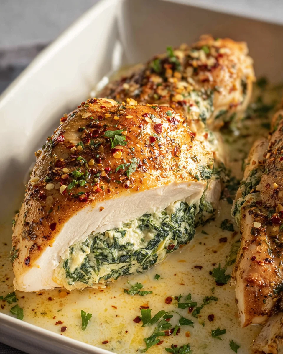 Spinach Stuffed Chicken Fillets 18 Spinach