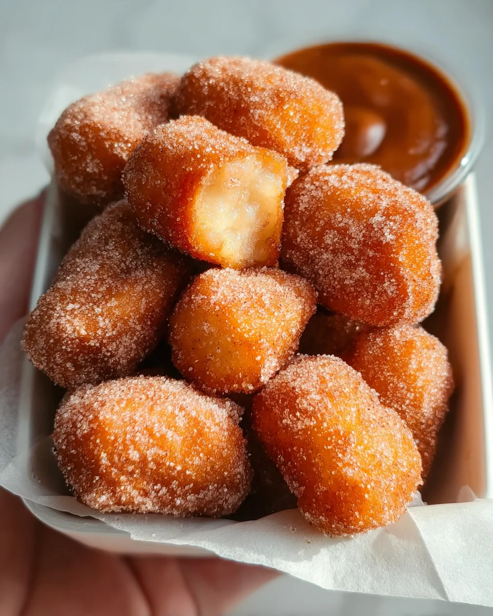 Sweet Air Fryer Churro Bites Recipe