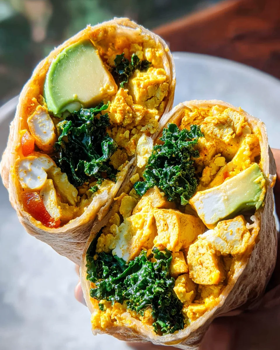 Tofu Scramble Wrap