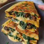 Vegan Spinach Quesadillas