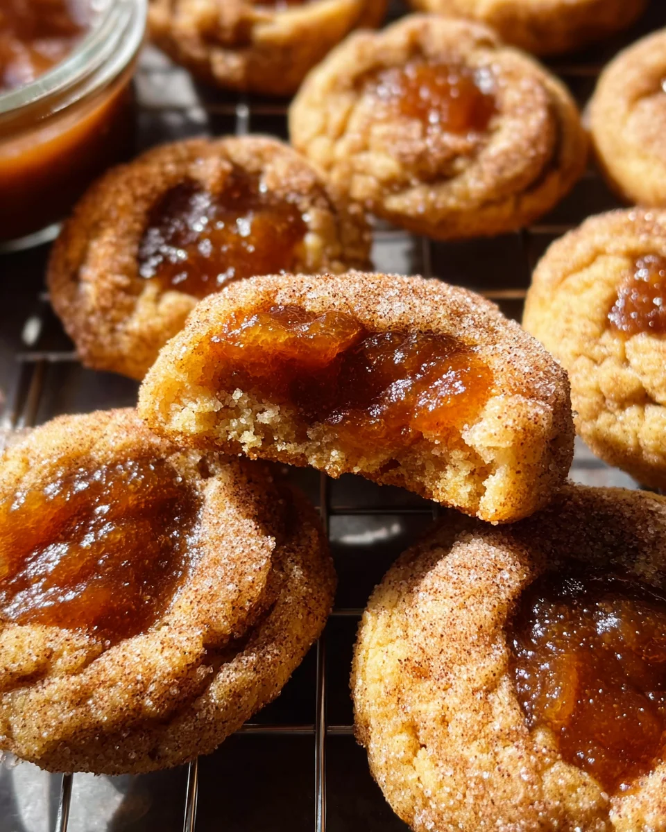 Apple Butter Snickerdoodle Cookies