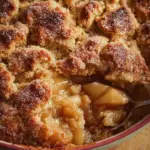 Autumn Spice Pear Cobbler