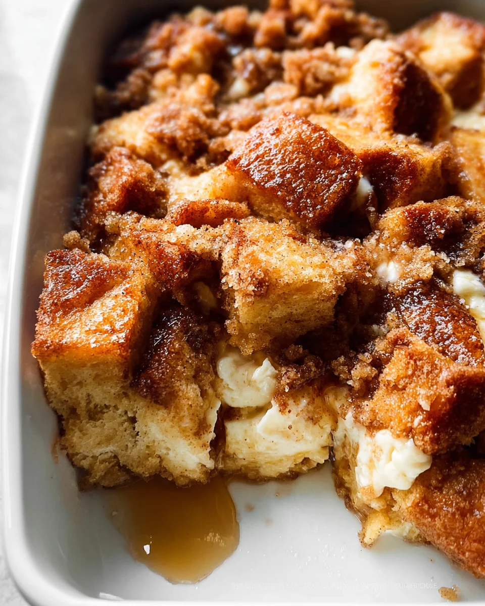 Baked Cream Cheese French Toast Casserole