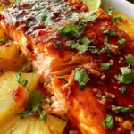 Baked Pineapple Salmon