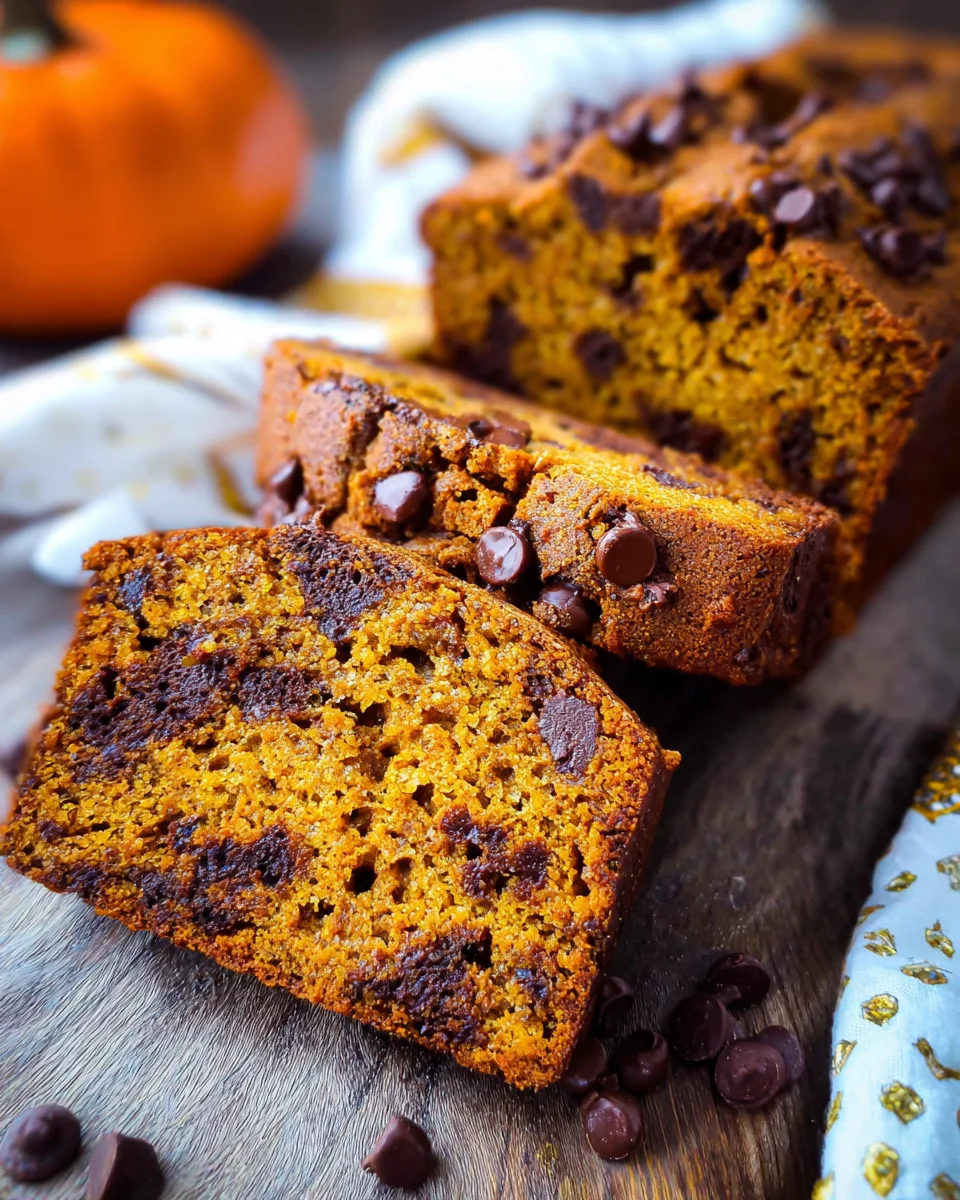 Best Chocolate Chip Pumpkin Bread