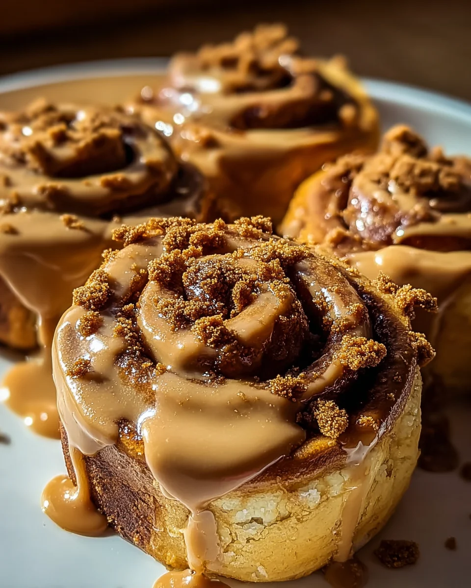 Biscoff Cookie Butter Cinnamon Rolls Recipe