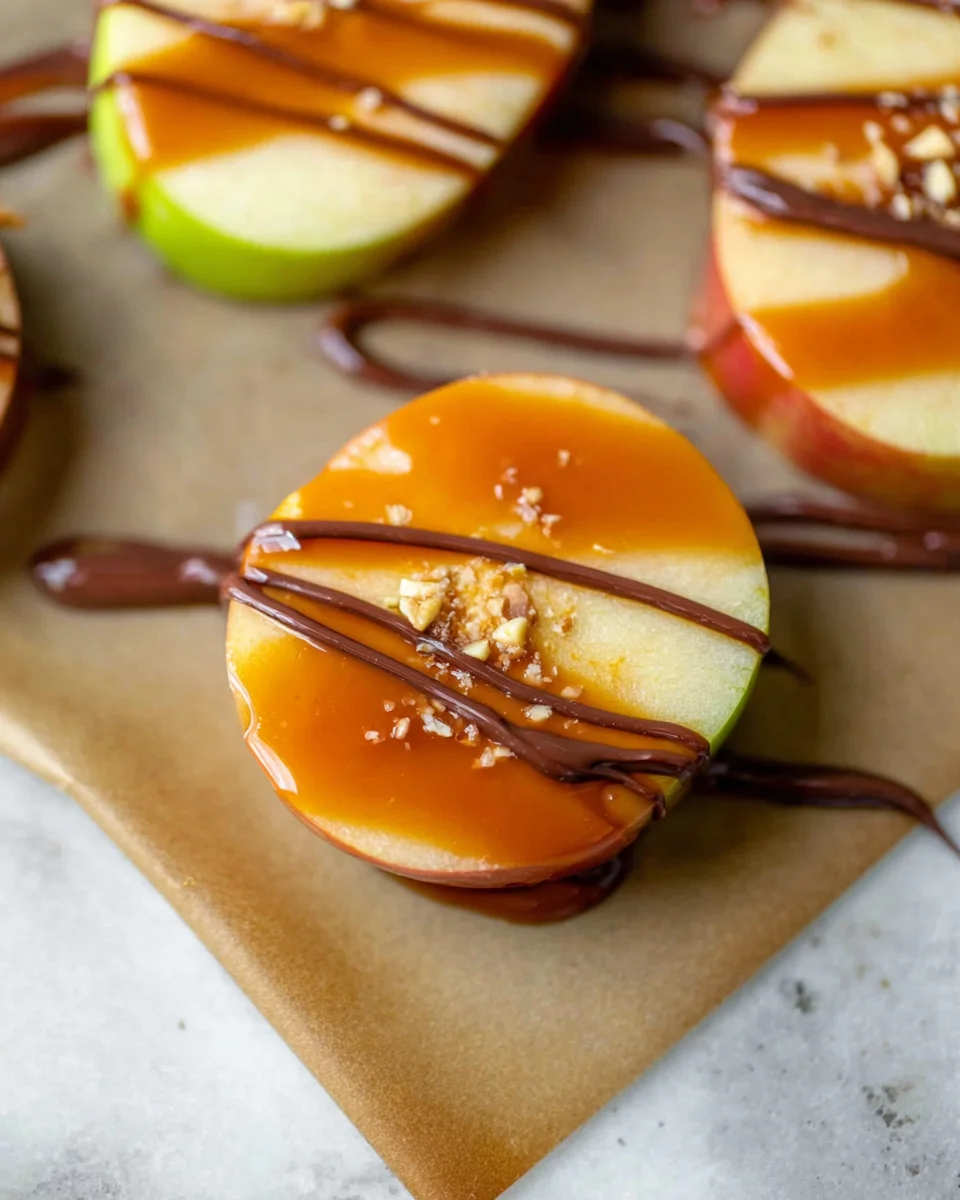 Caramel Apple Slices