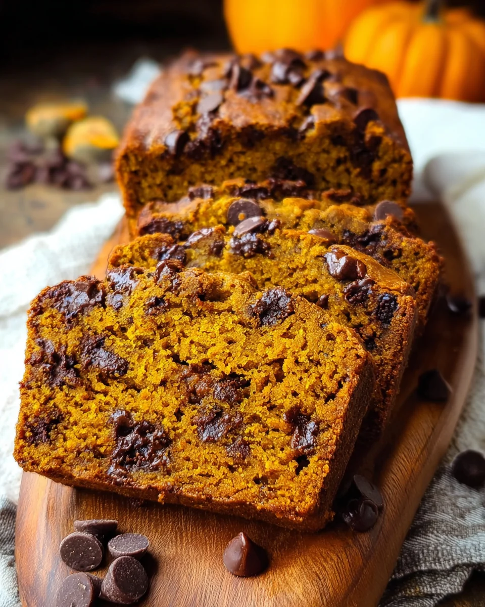 Chocolate Chip Pumpkin Bread