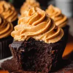 Chocolate Pumpkin Cupcakes