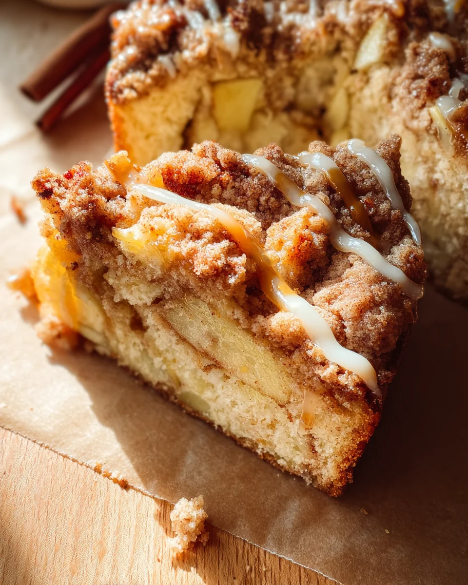 Cinnamon Apple Crumb Cake