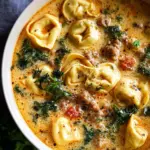 Creamy Tortellini Soup
