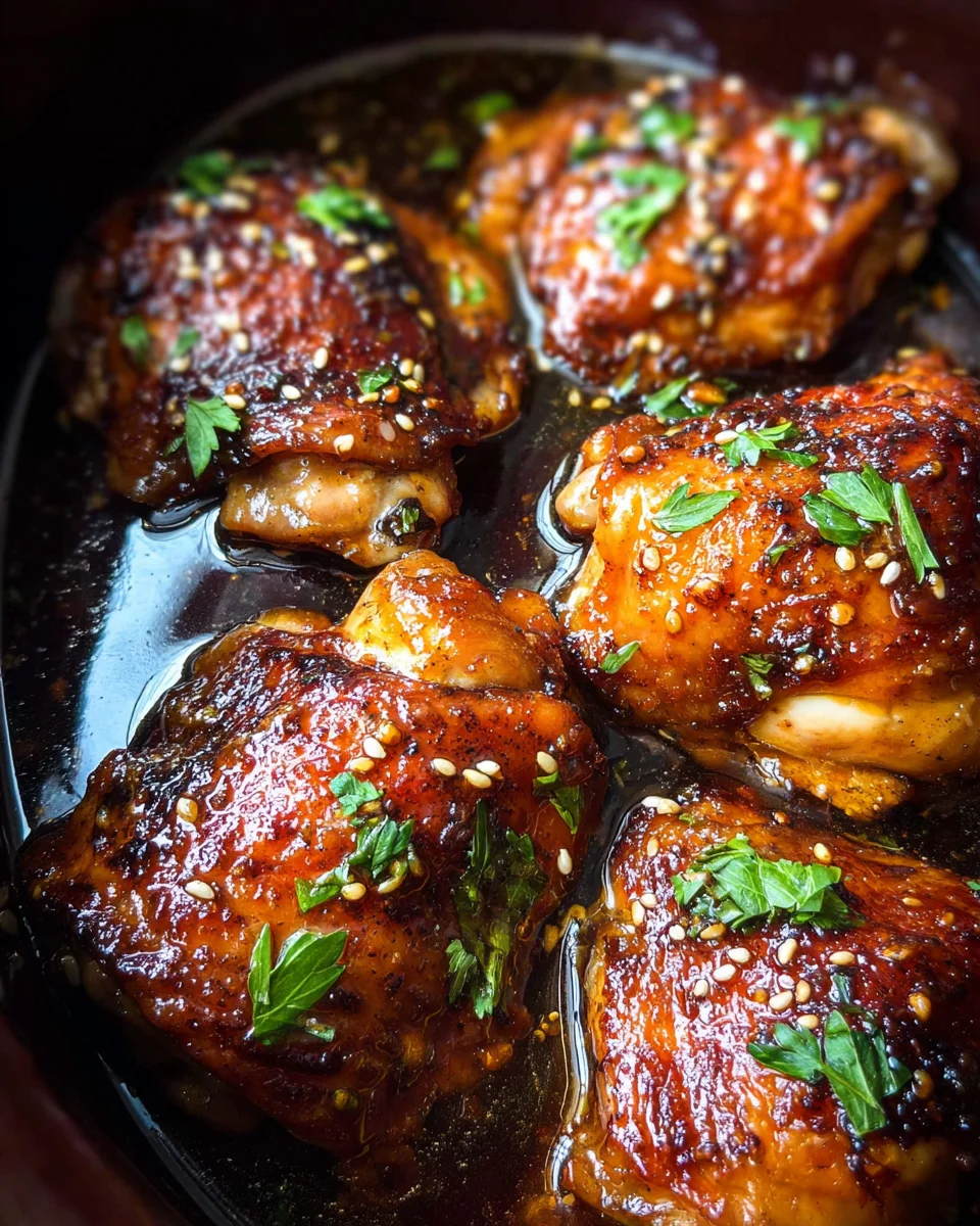 Crockpot Honey Garlic Chicken