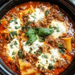 Crockpot Lasagna Soup