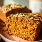 Healthy Pumpkin Oat Bread