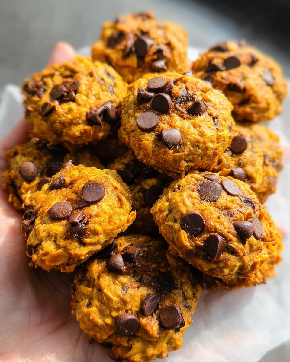 Healthy Pumpkin Oat Cookies