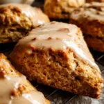 Homemade Chai Scones with Maple Chai Glaze