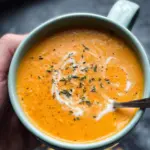 Instant Pot Carrot Ginger Soup (Vegan)