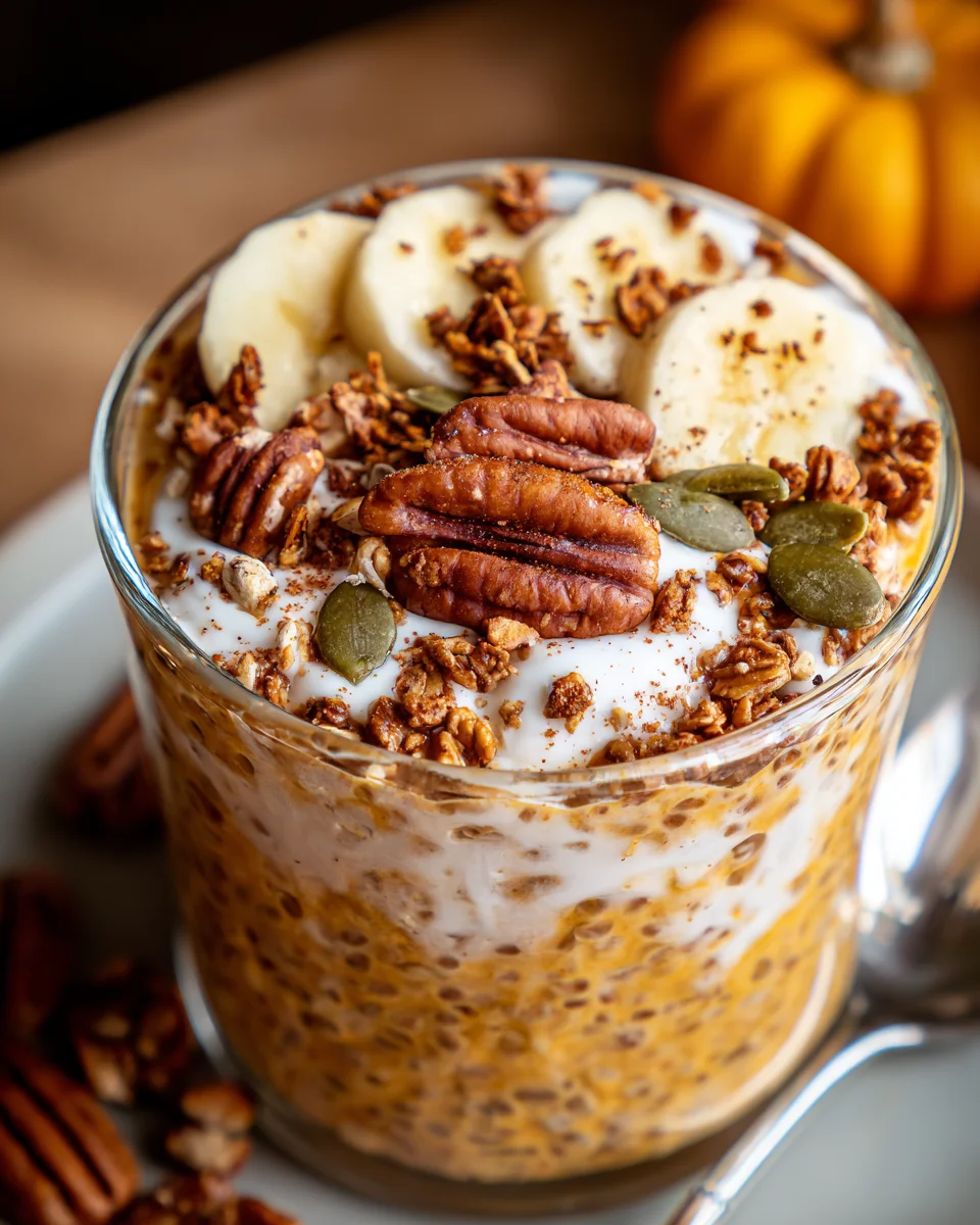 Irresistible Pumpkin Pie Overnight Oats