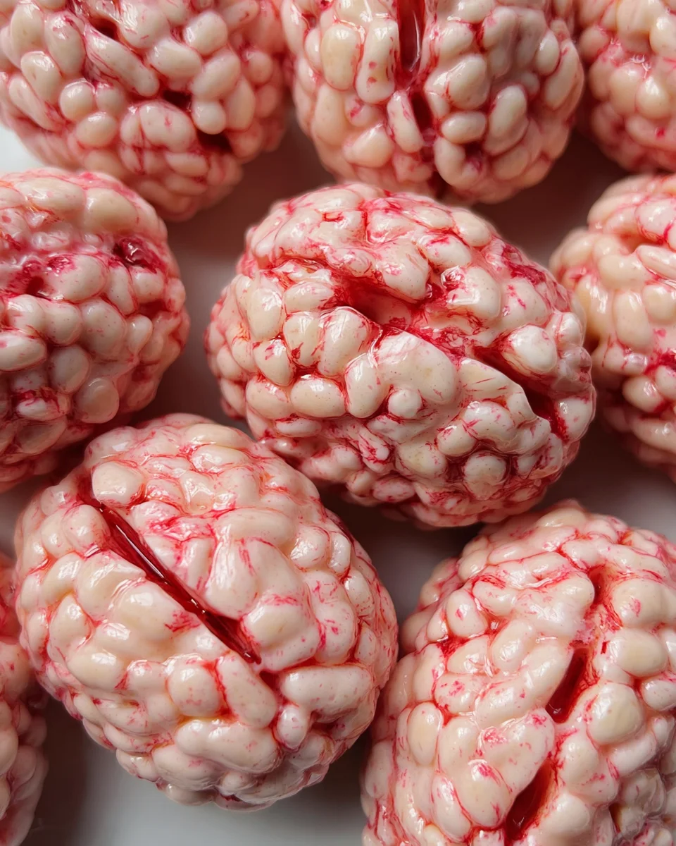 Marshmallow Rice Bubbles Halloween Brains