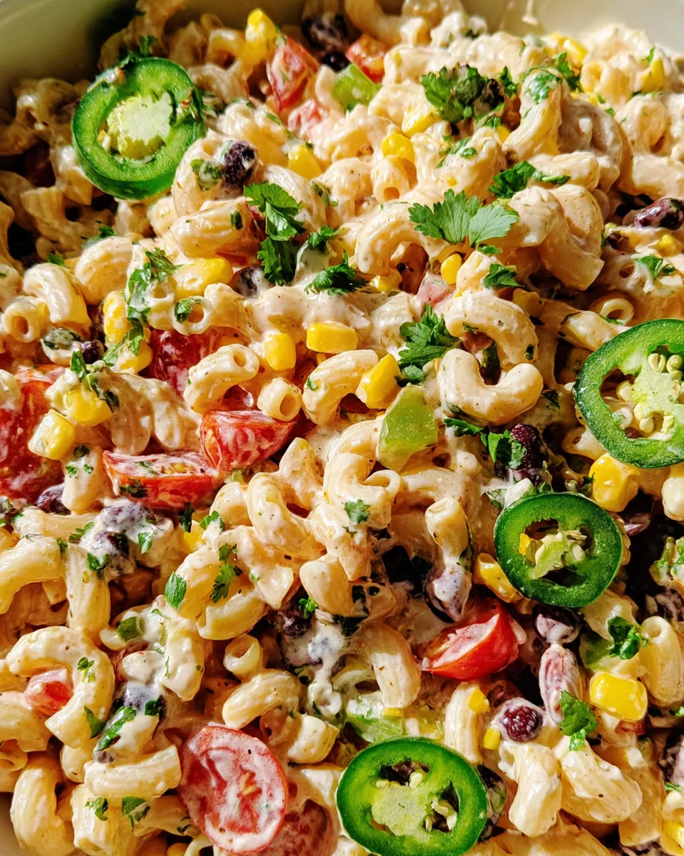Mexican Macaroni Salad Recipe