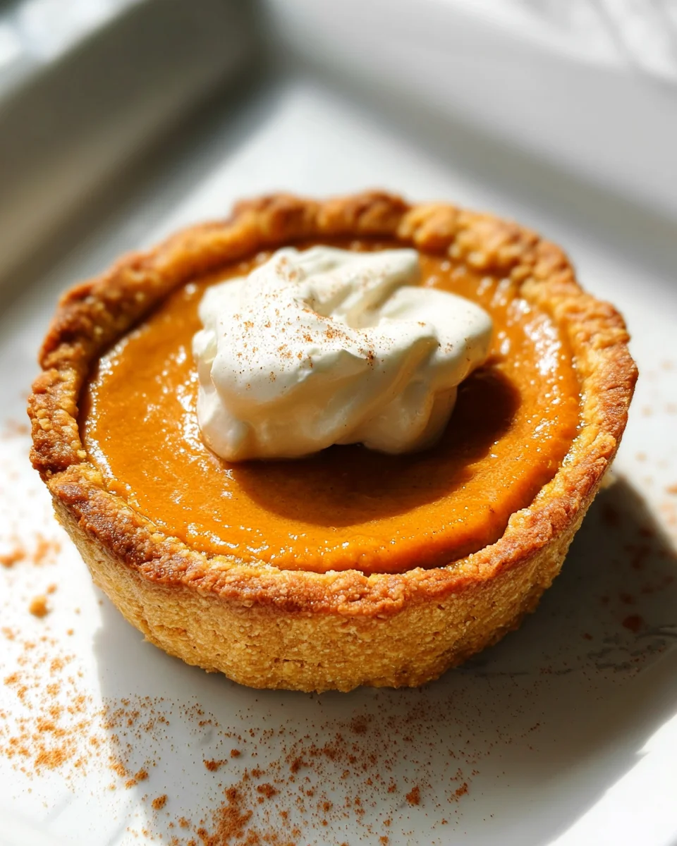 Mini Keto Pumpkin Pie Recipe