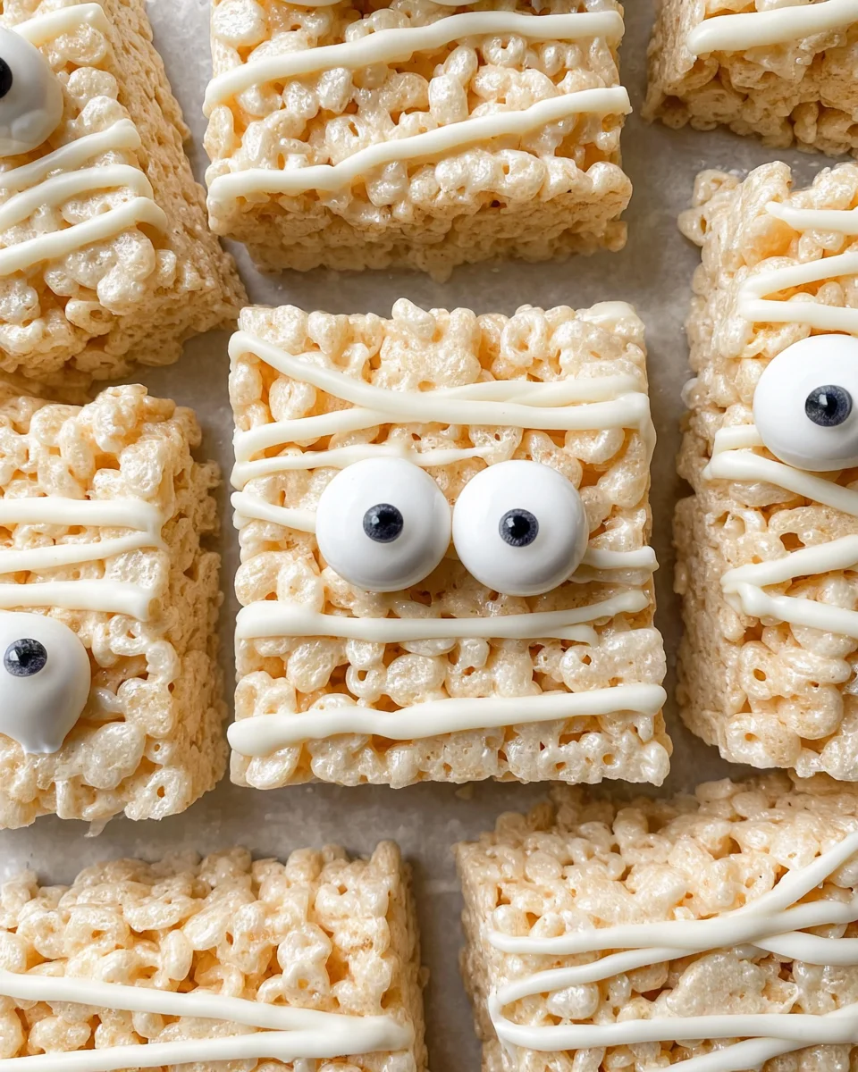Mummy Rice Krispie Treats