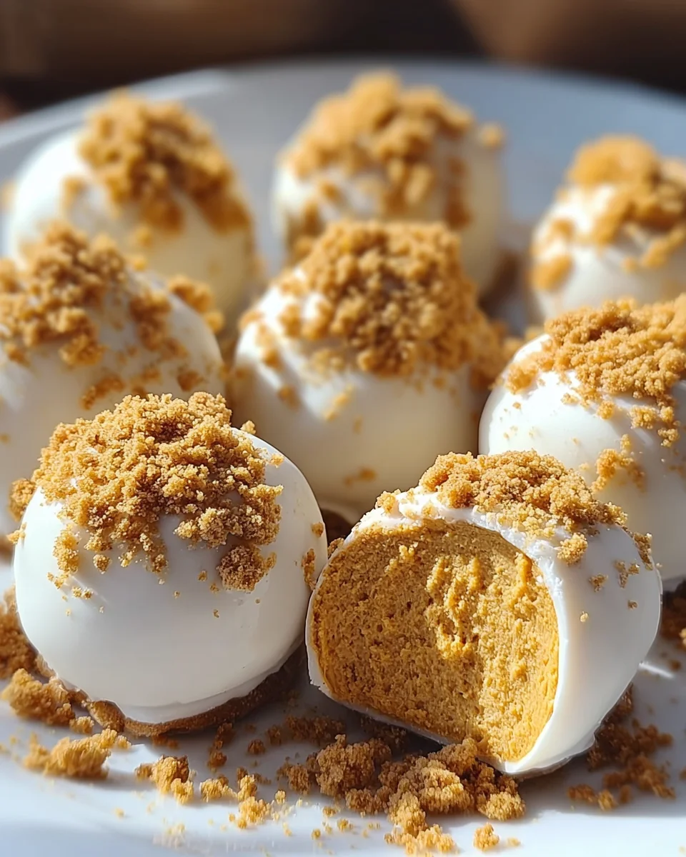 No Bake Pumpkin Cheesecake Balls