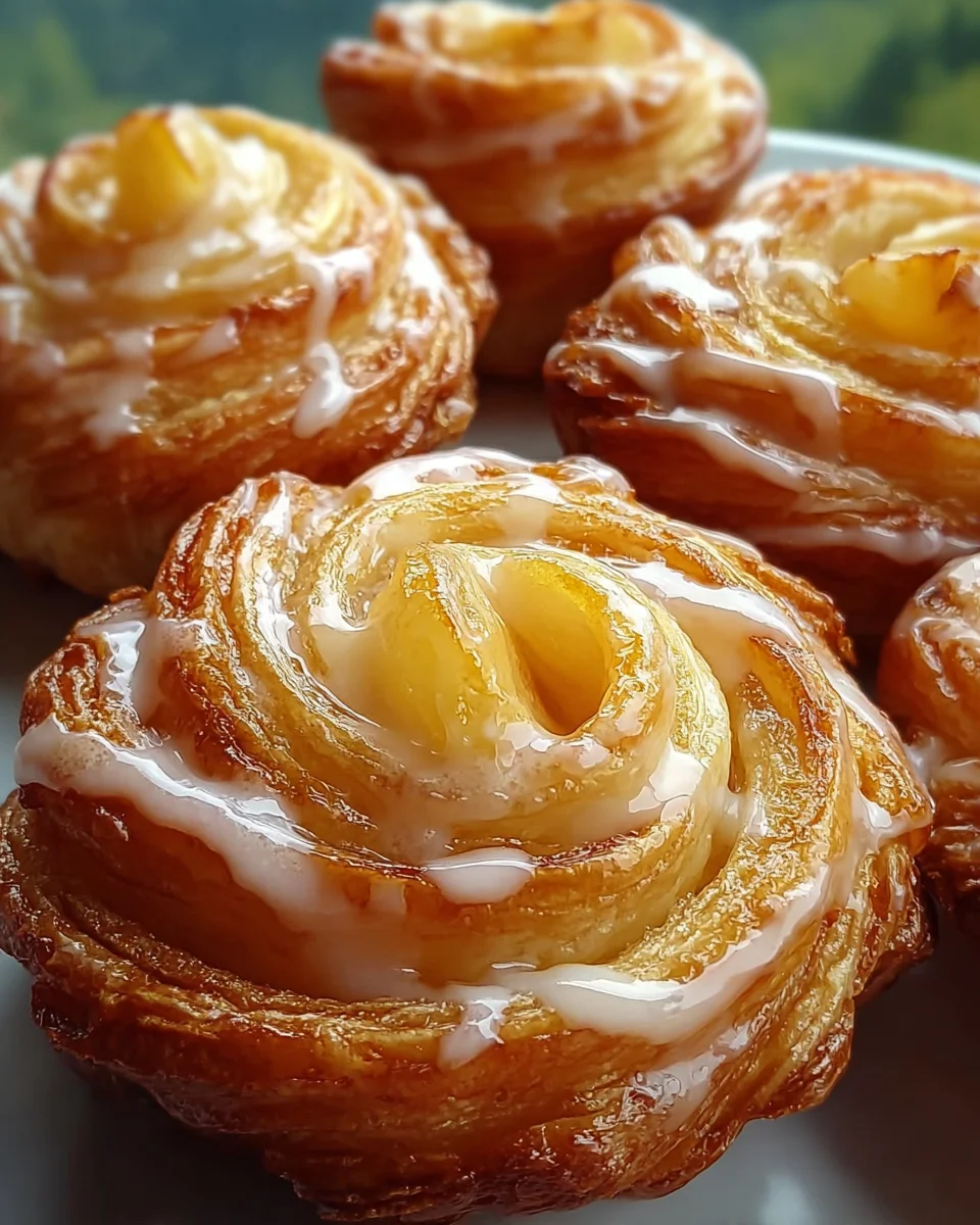 Peach Pie Cruffins Recipe