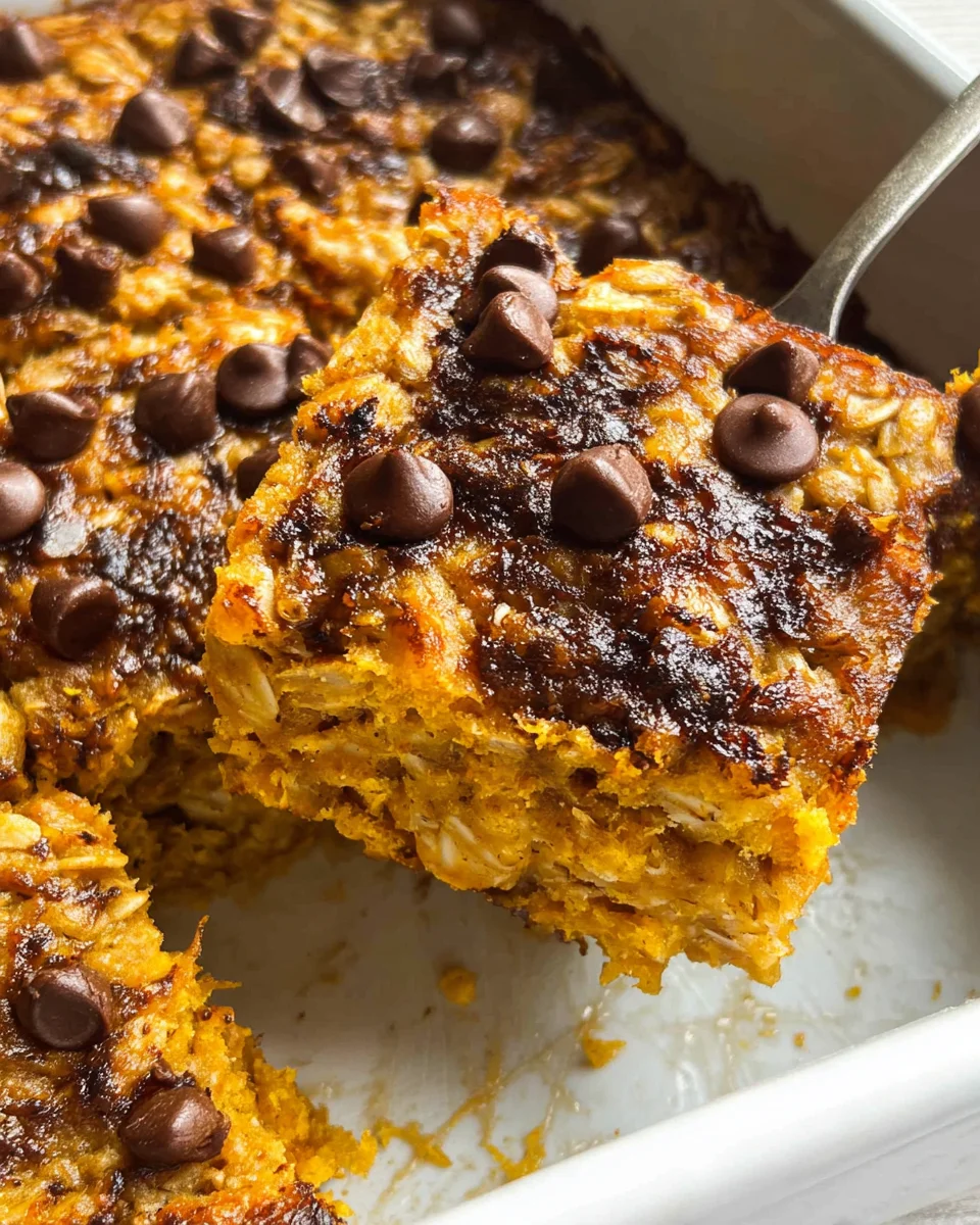 Pumpkin Baked Oatmeal