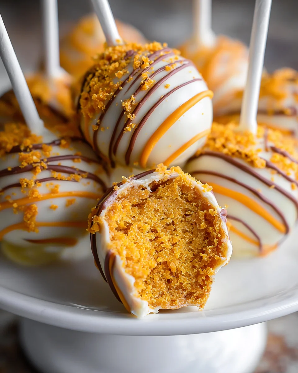 Pumpkin Cake Pops