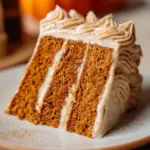 Pumpkin Cake with Cinnamon Cream Cheese Frosting