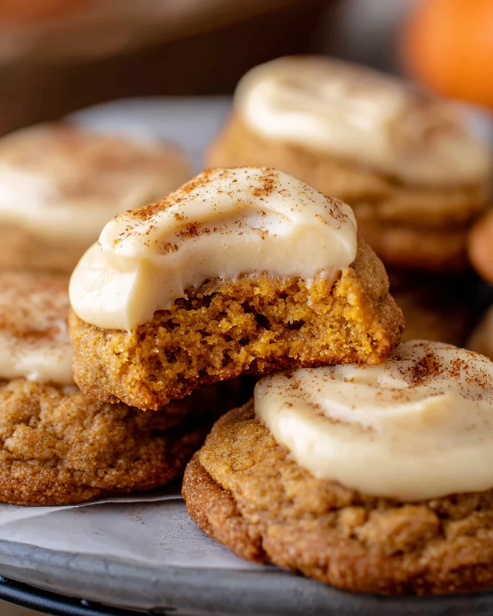 Pumpkin Cheesecake Cookies