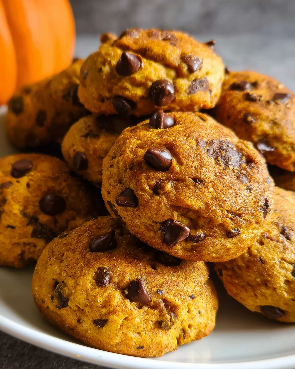 Pumpkin Chocolate Chip Cookies