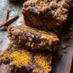 Pumpkin Chocolate Chip Streusel Bread