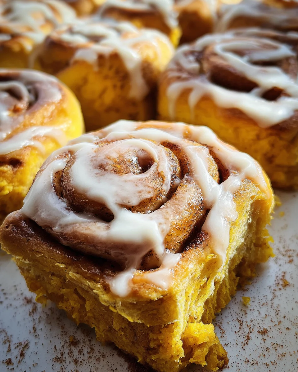 Pumpkin Cinnamon Rolls