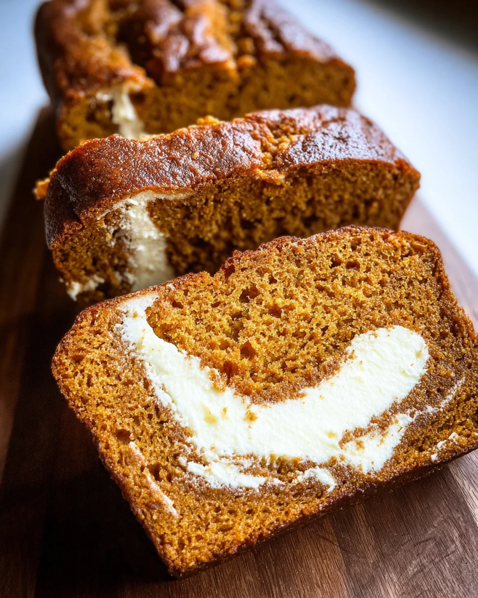 Pumpkin Cream Cheese Bread