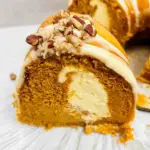 Pumpkin Cream Cheese Swirl Cake