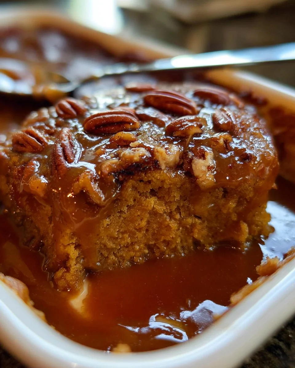 Pumpkin Pecan Cobbler